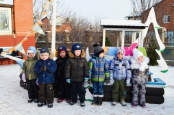 13 декабря ребята из детского дома с. Талое одними из первых посетили загородную резиденцию самого Деда Мороза